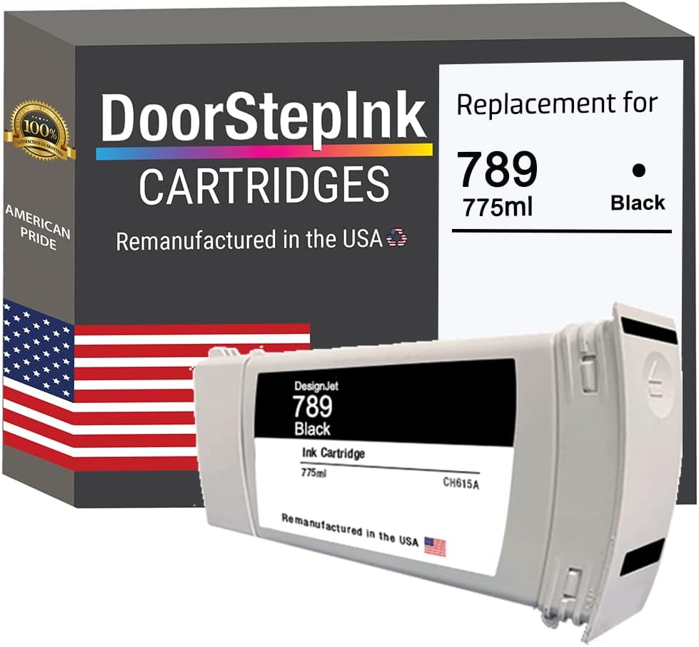 USA-Made HP 789 CH615A Ink Cartridge for Wide Format Printers