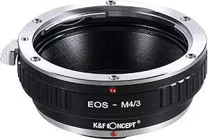 K&F Concept Lens Mount Adapter for Canon EOS to M4/3 Cameras