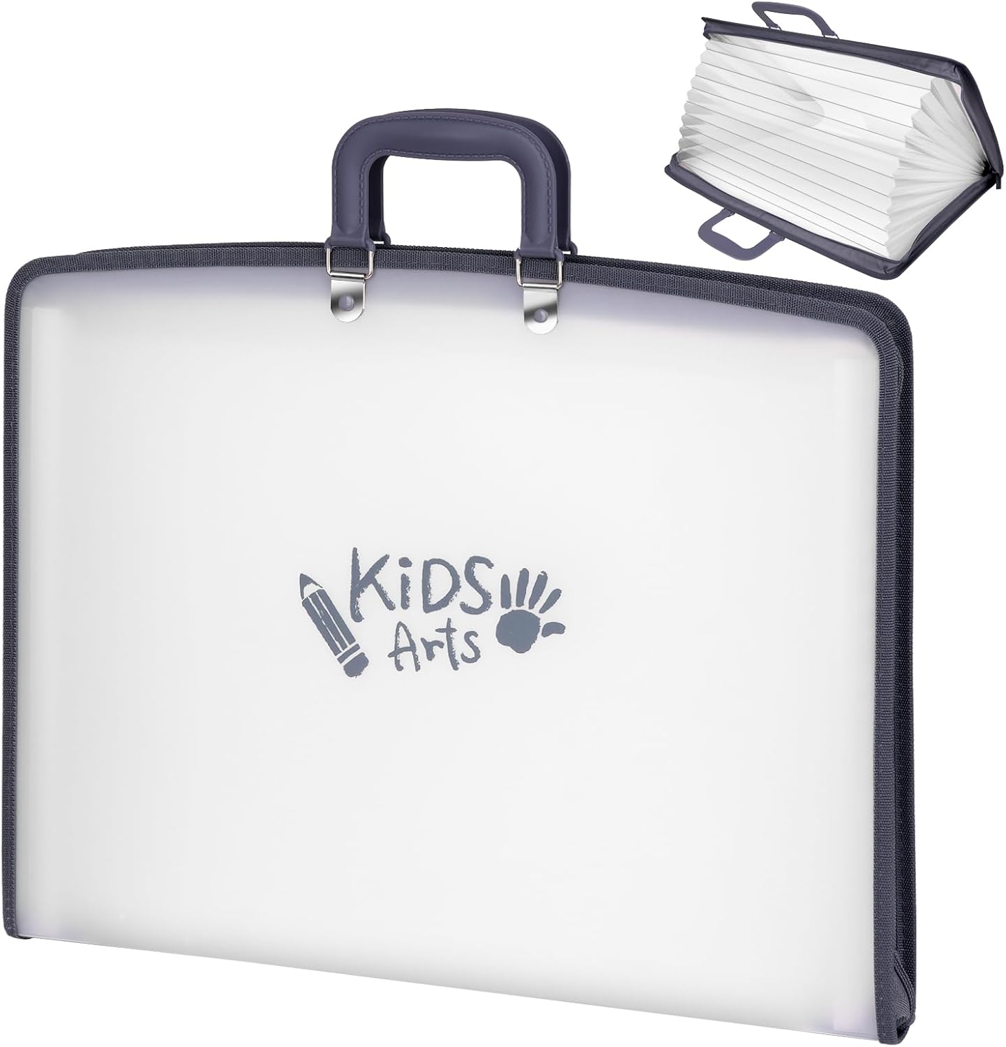 11x17 Kids Art Portfolio - Durable Accordion File Organizer