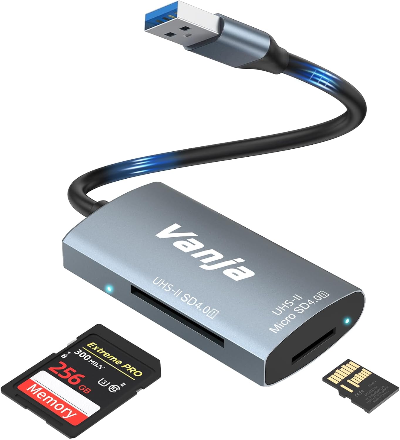 Vanja USB SD Card Reader - Fast Data Transfer
