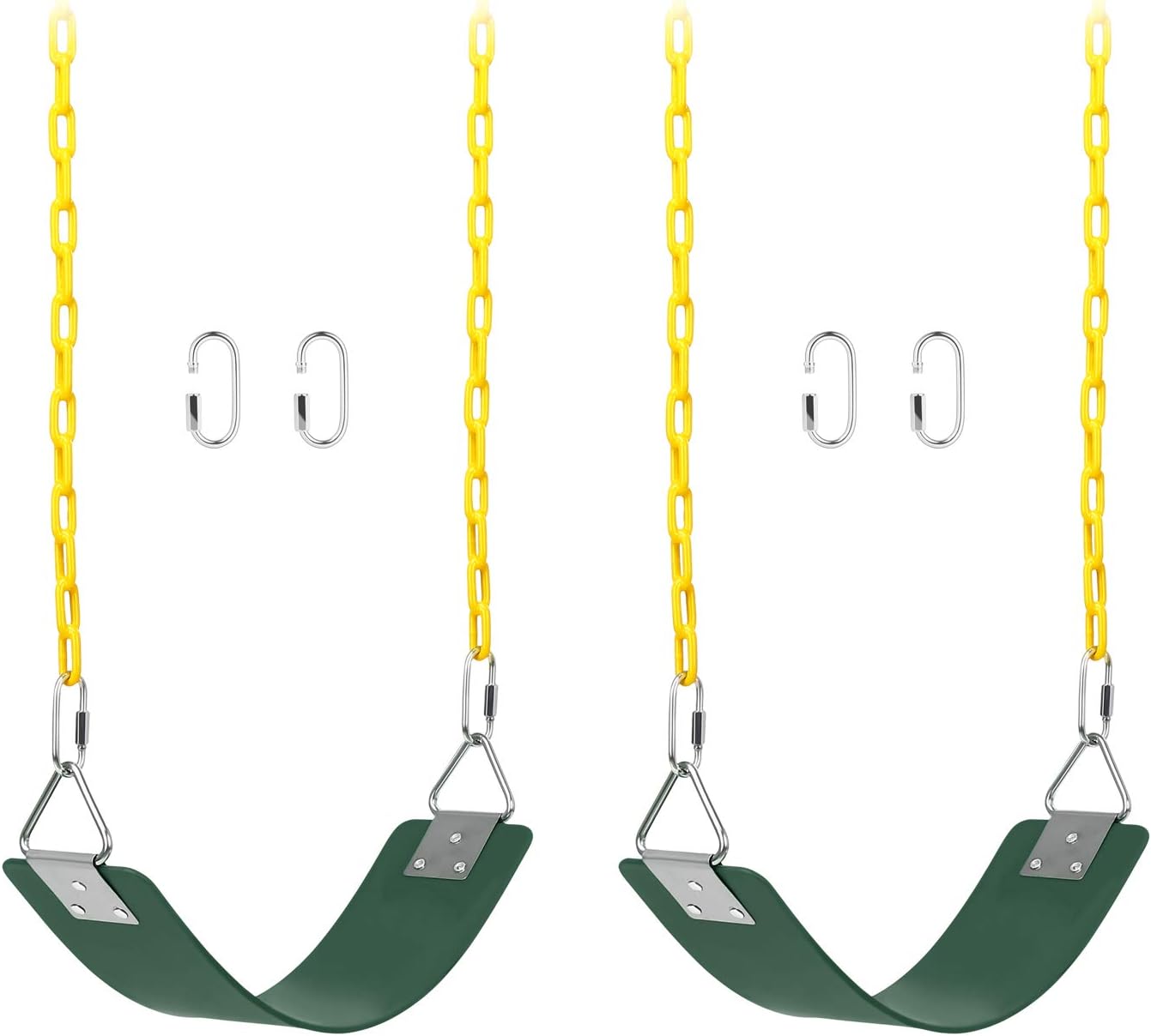AGPTEK Swing Sets with Anti-Rust Chains for Outdoor Fun
