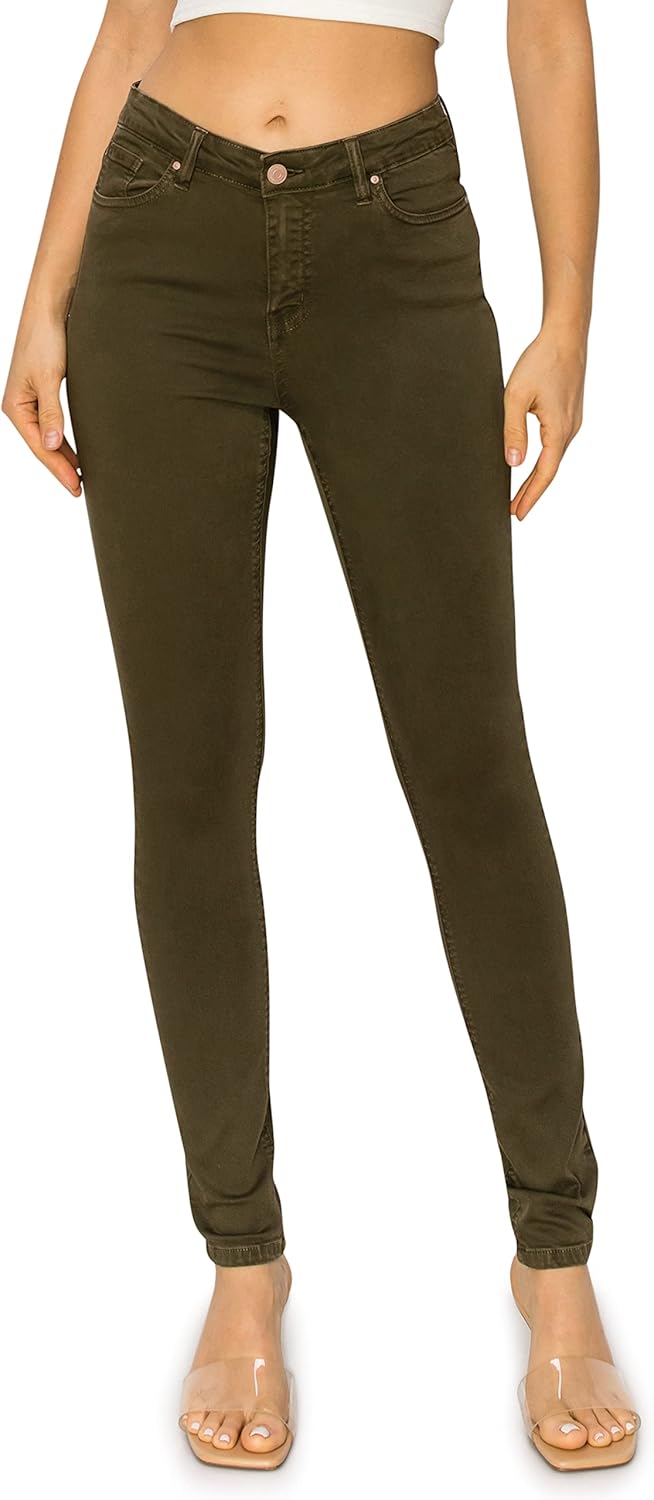 Everyday Garment-Dyed Skinny Jeans for Women - Soft Stretchy Fit