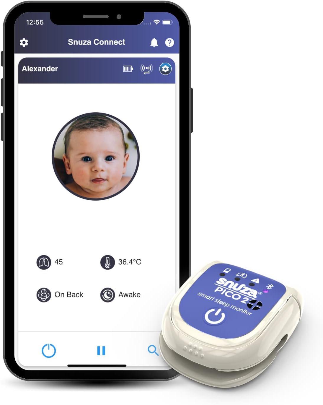 Snuza PICO 2: Safer Sleep Monitoring