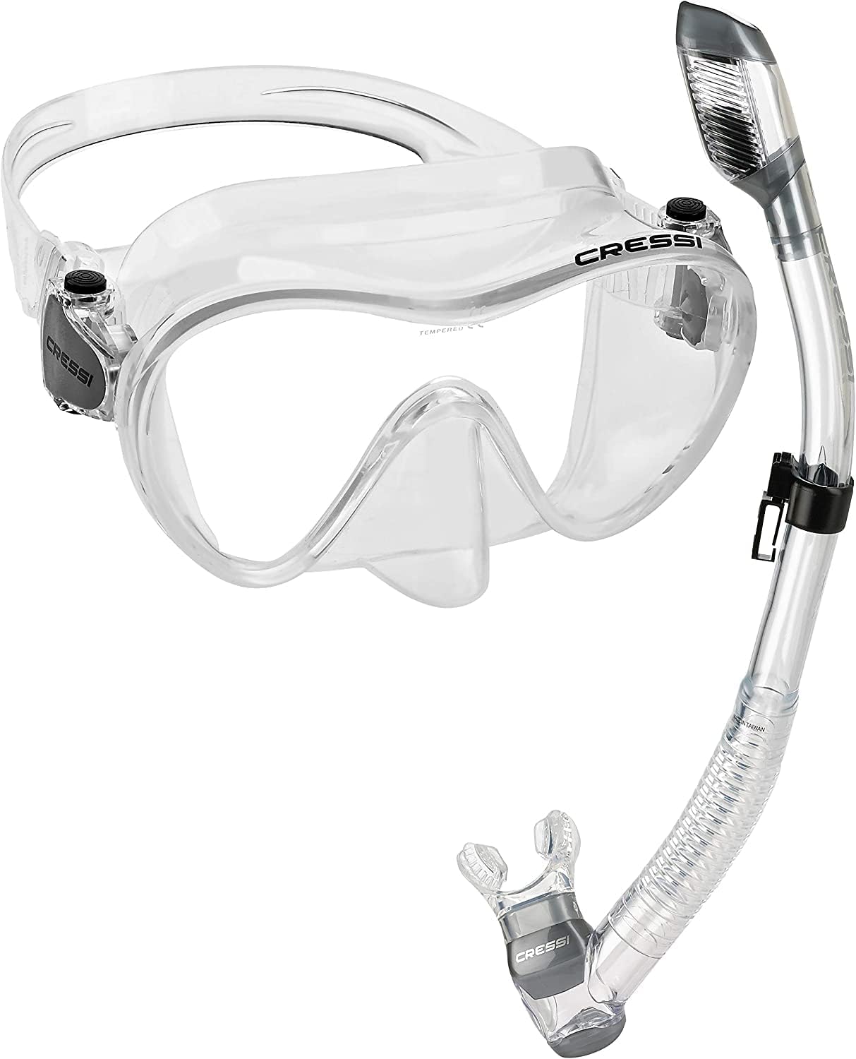 Cressi Boutique Dive Mask - Clear Vision, Frameless Design