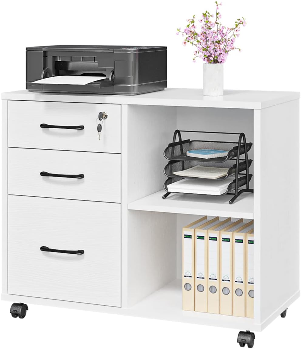 Panana 3 Drawer Office File Cabinets for Home Office Storage