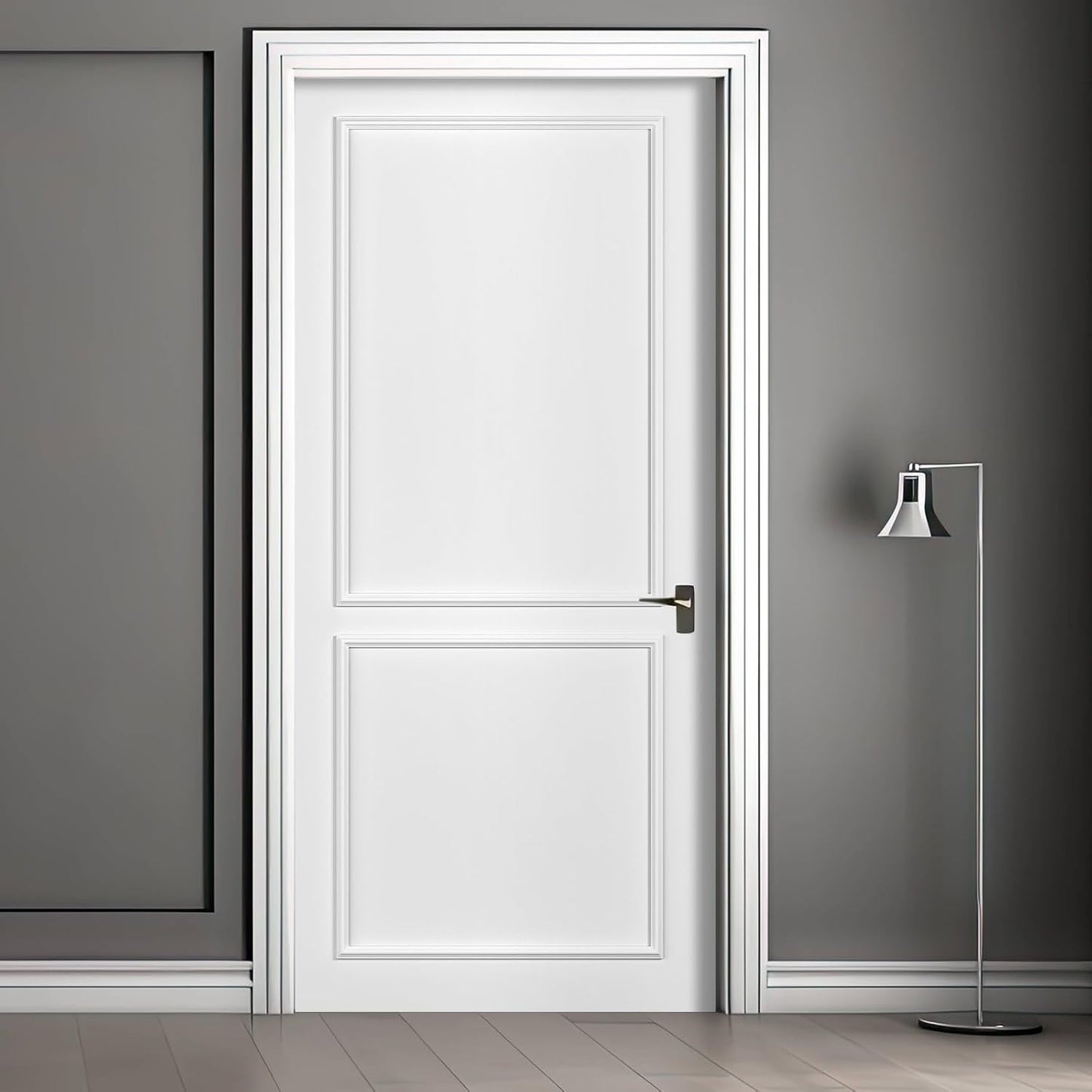 10 Pcs Peel and Stick Door Moulding Trim Kit for Easy Decor