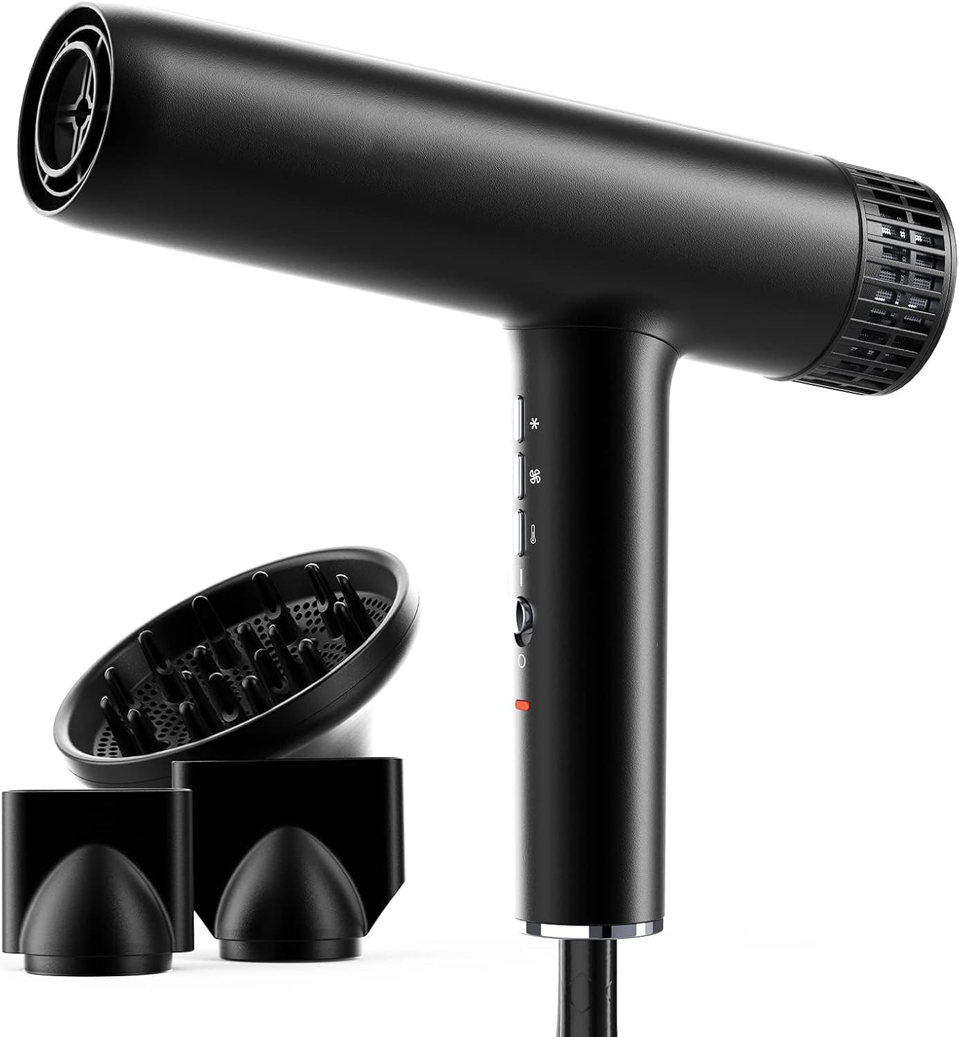 Pro Ionic Hair Dryer 2000W, Whisper Quiet, Lightweight - AIRYOMI