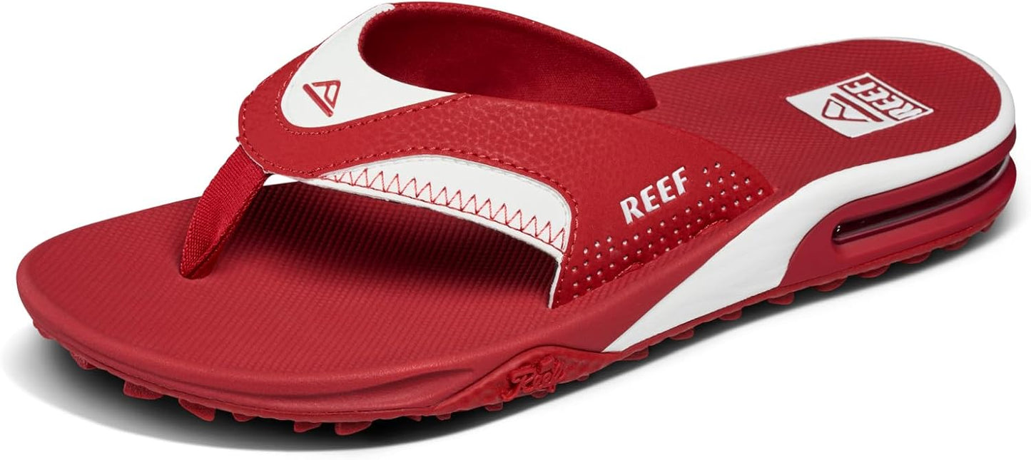 REEF Men's Fanning Pregame Flip Flops with Bottle Opener Feature