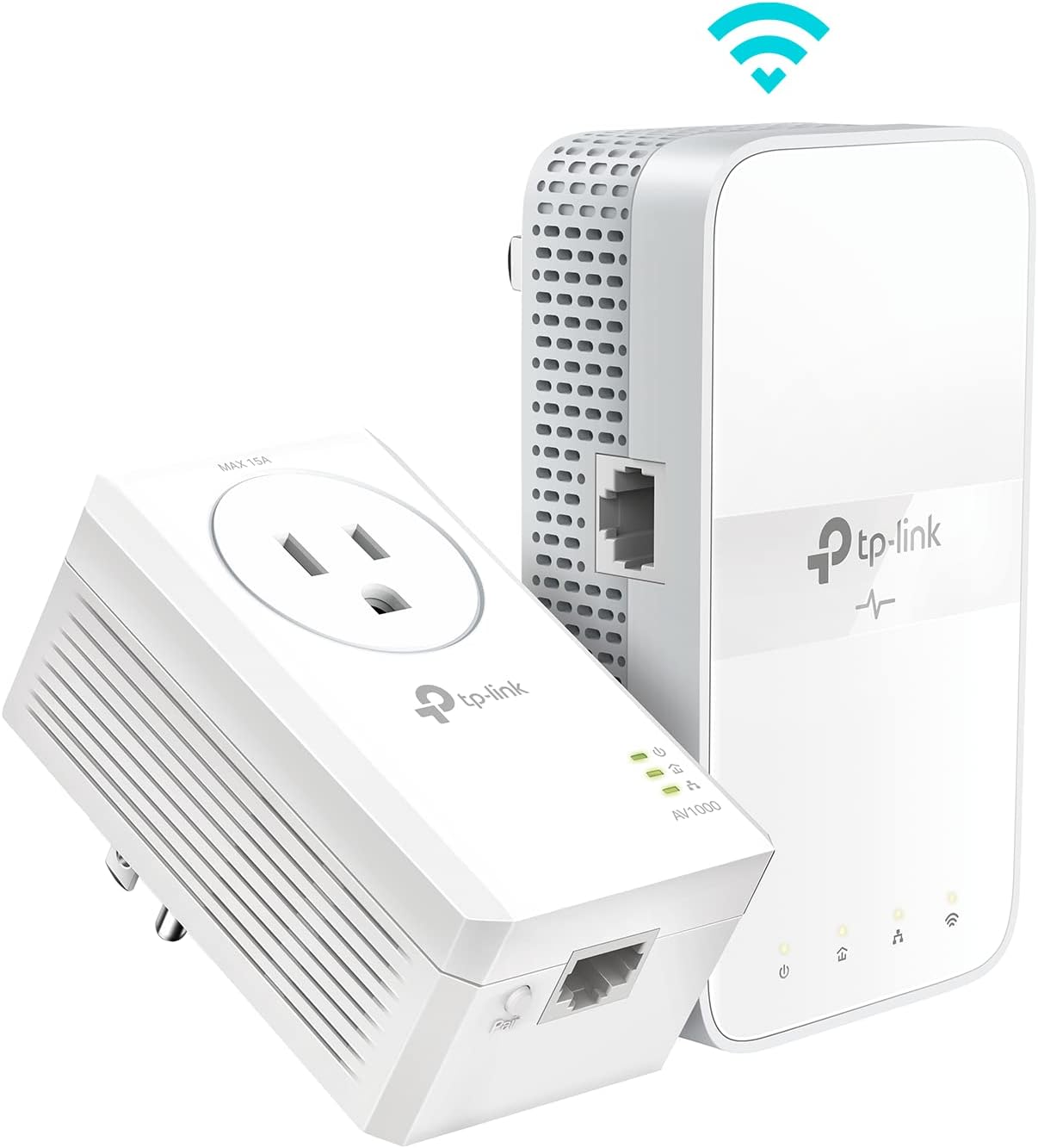 Powerline WiFi Extender with AV1000 Ethernet Adapter and AC1200ft