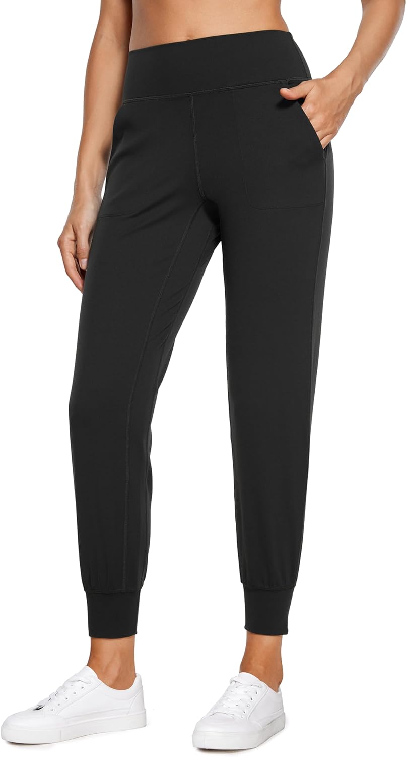 CRZ YOGA Butterluxe High Waisted Joggers for Women - Soft Comfort