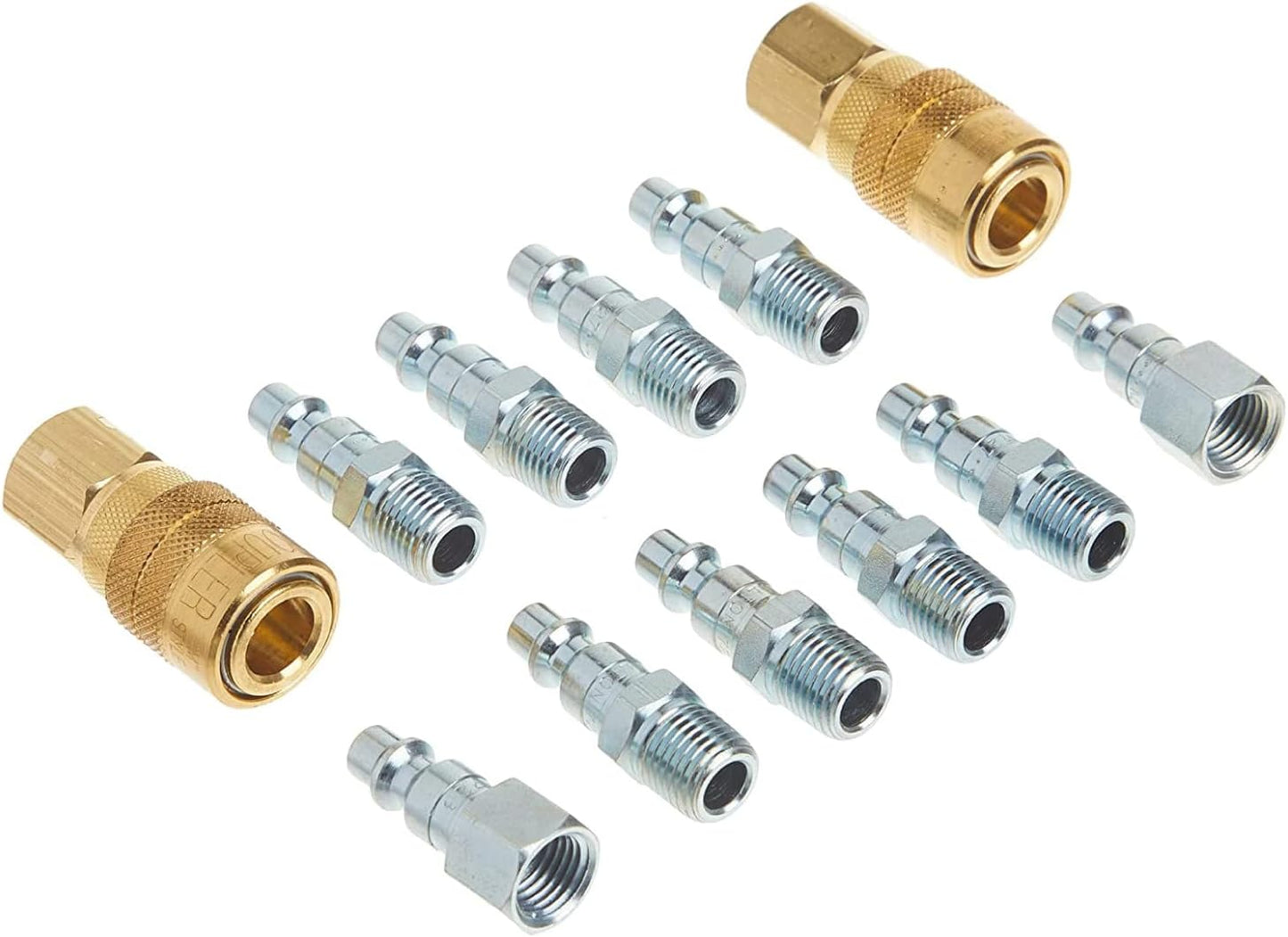 12-Piece Milton NPT M-Style Coupler Kit