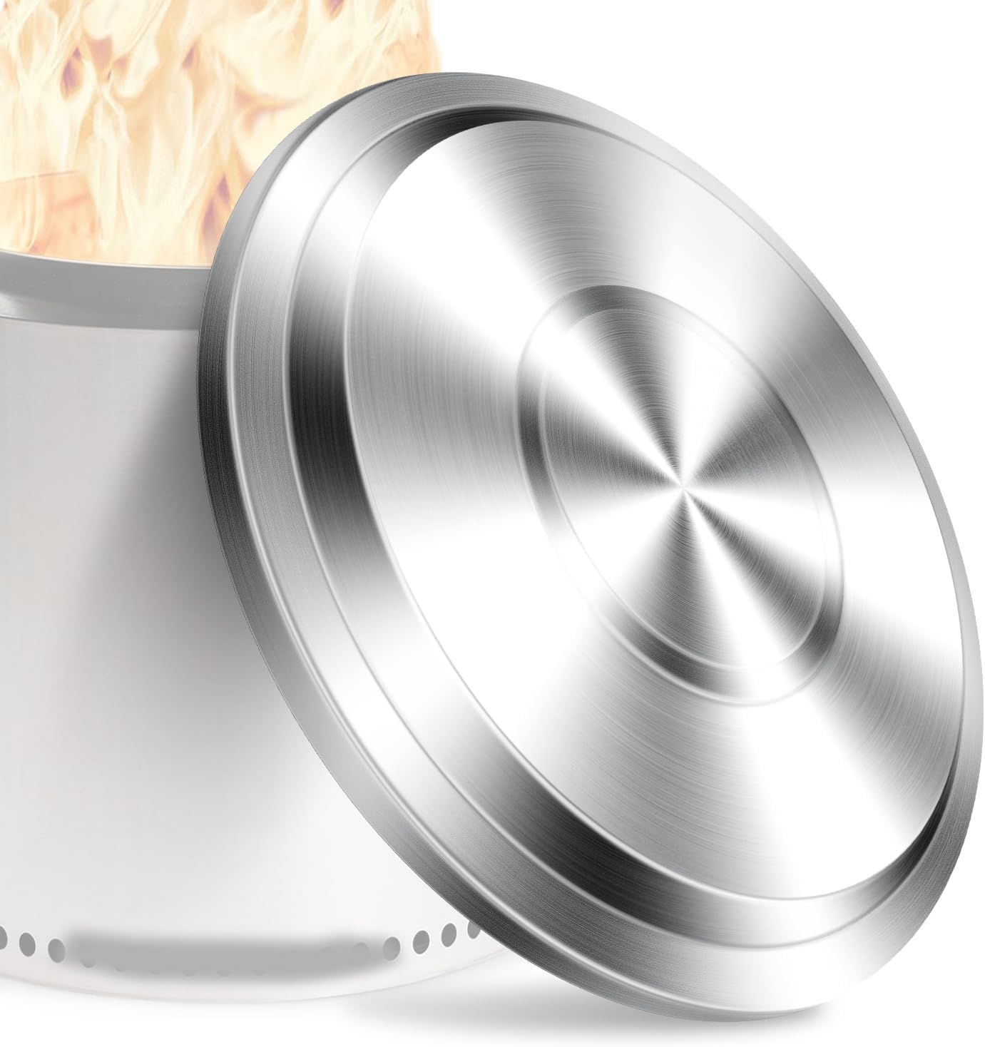 Lid for Solo Stove Bonfire: 19.5 Inch Stainless Steel Cover
