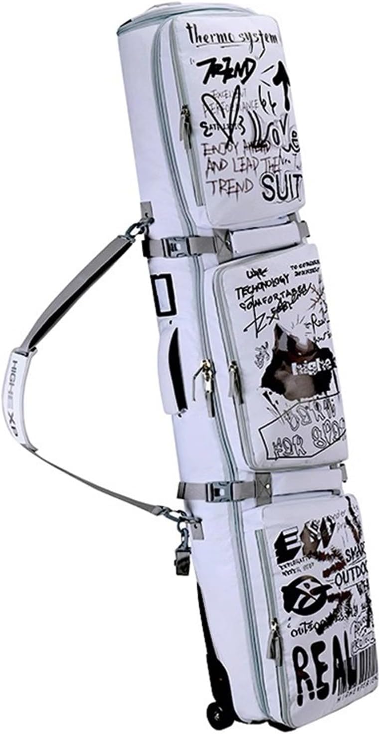 Padded Double Roller Ski Bag - Travel with Ease!
