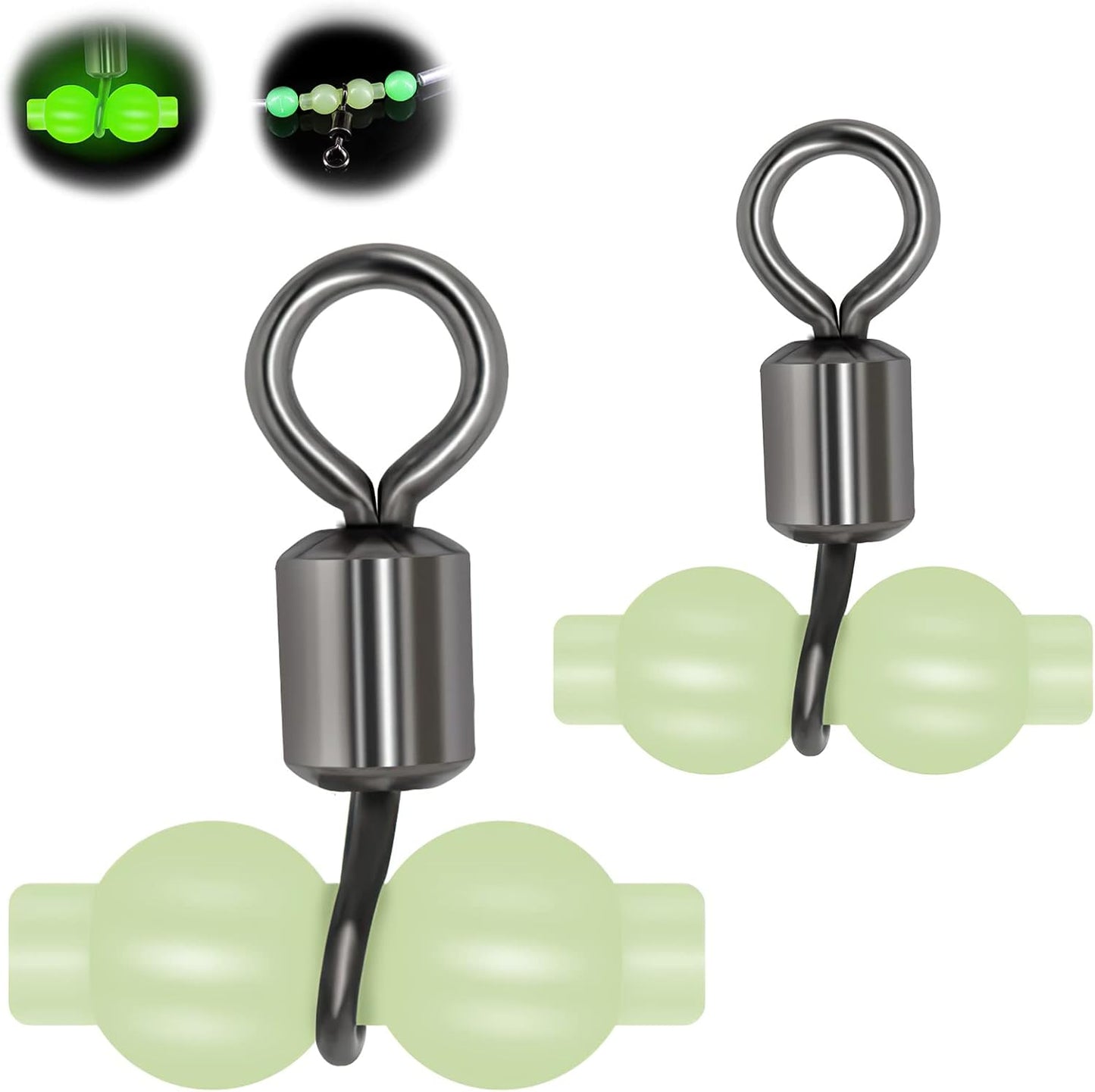 Goture Luminous 3-Way Fishing Swivels