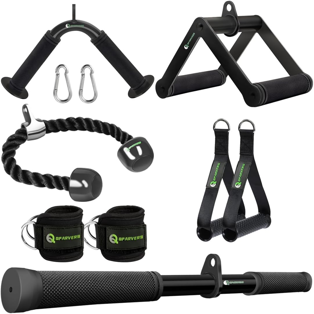 LAT Pulldown Attachments Set for Home Gym Workouts 55ft Long