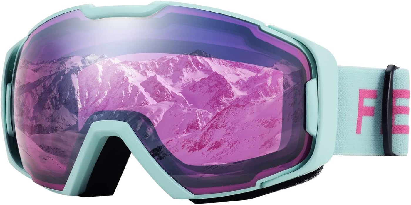 FEISEDY OTG Ski Goggles: Anti-Fog UV400 Protection
