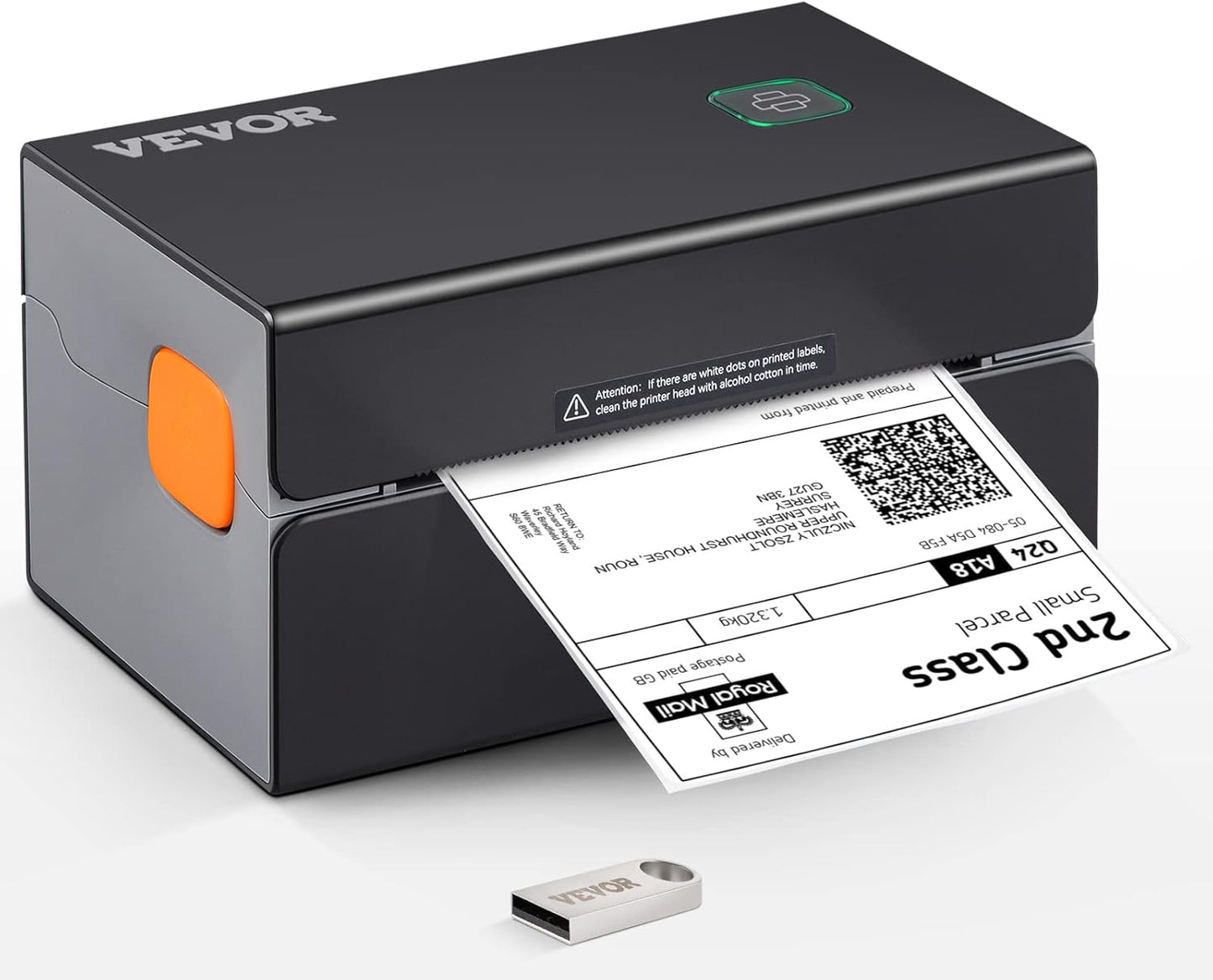 VEVOR HD Thermal Label Printer with Auto Label Recognition