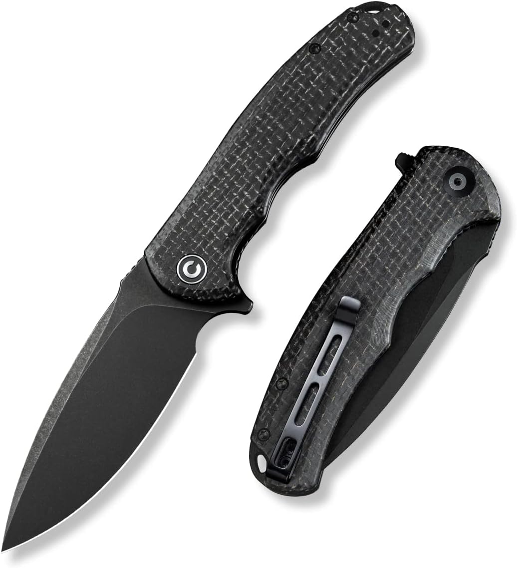 CIVIVI Folding Pocket Knife with Micarta Handles for EDC