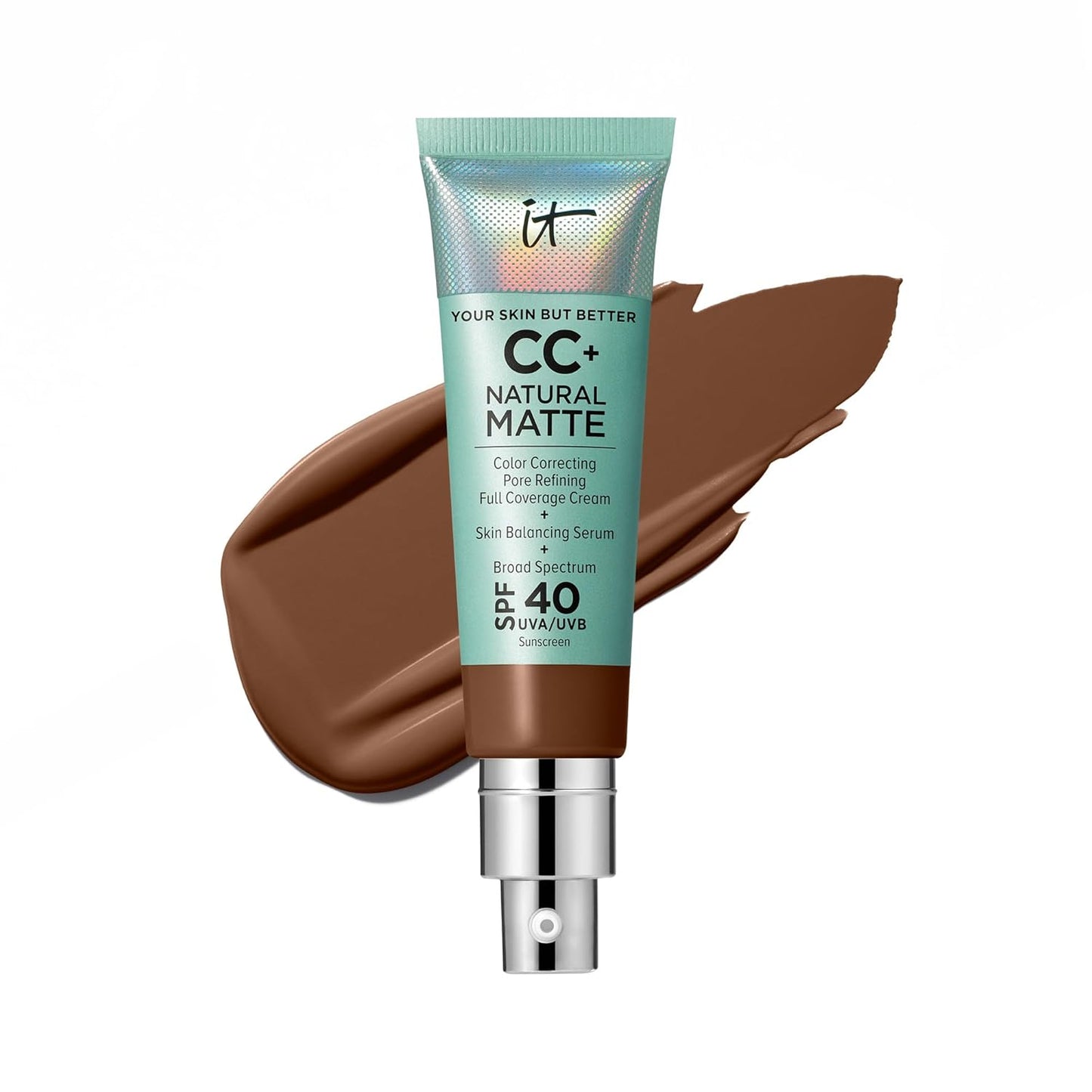 IT Cosmetics CC+ Cream Natural Matte Foundation for Oily Skin