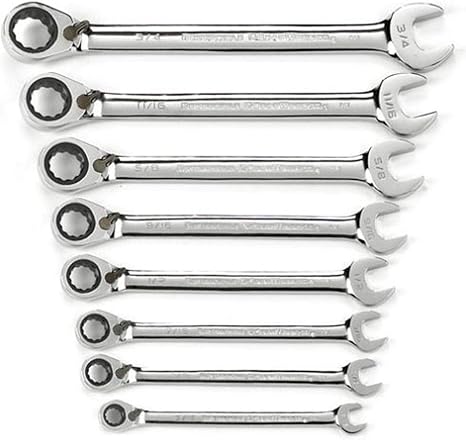 GEARWRENCH 8 Pc. Reversible Ratcheting Combination Wrench Set Review