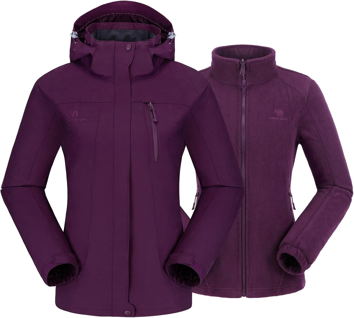 Stay Cozy & Stylish: CAMEL CROWN 3-in-1 Ski Jacket