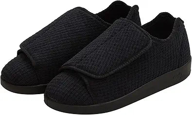 Mens Double-Extra Wide Slip-Resistant Slippers for Seniors