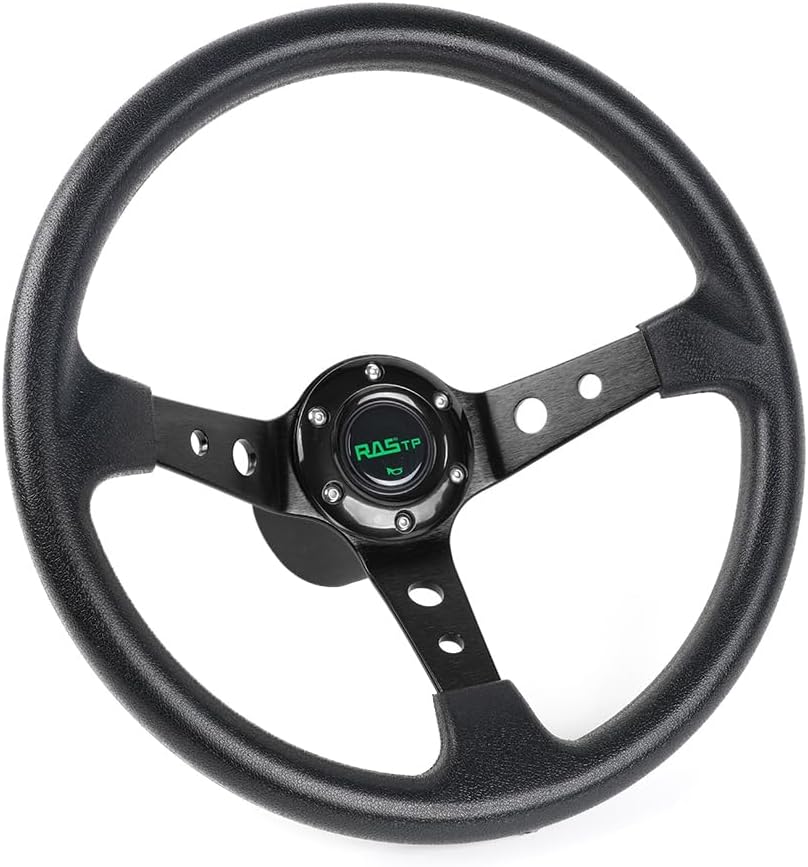 RASTP 13.8 Inch Boat Steering Wheel for Marine Vessels and Yachts