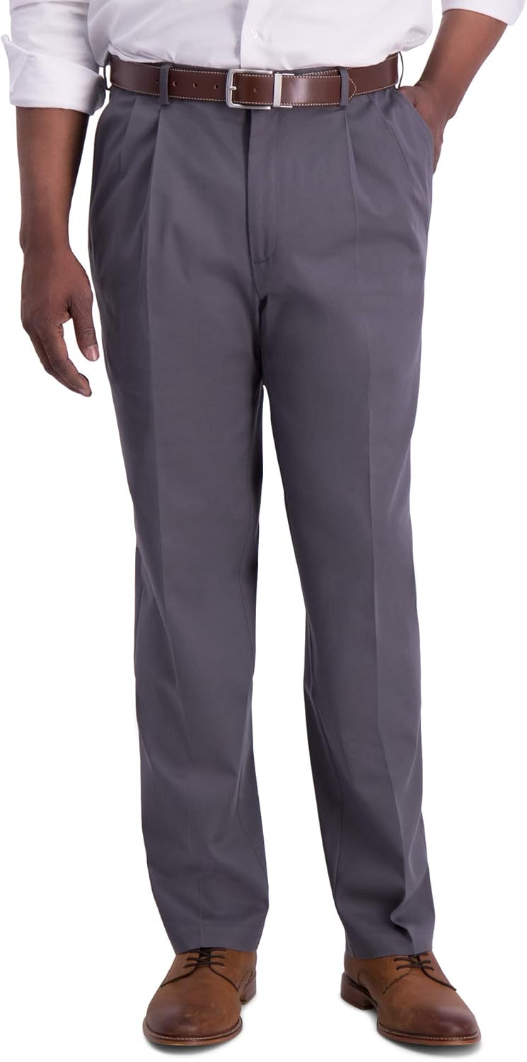 Haggar Men's Iron Free Premium Khaki Classic Fit Pants Review
