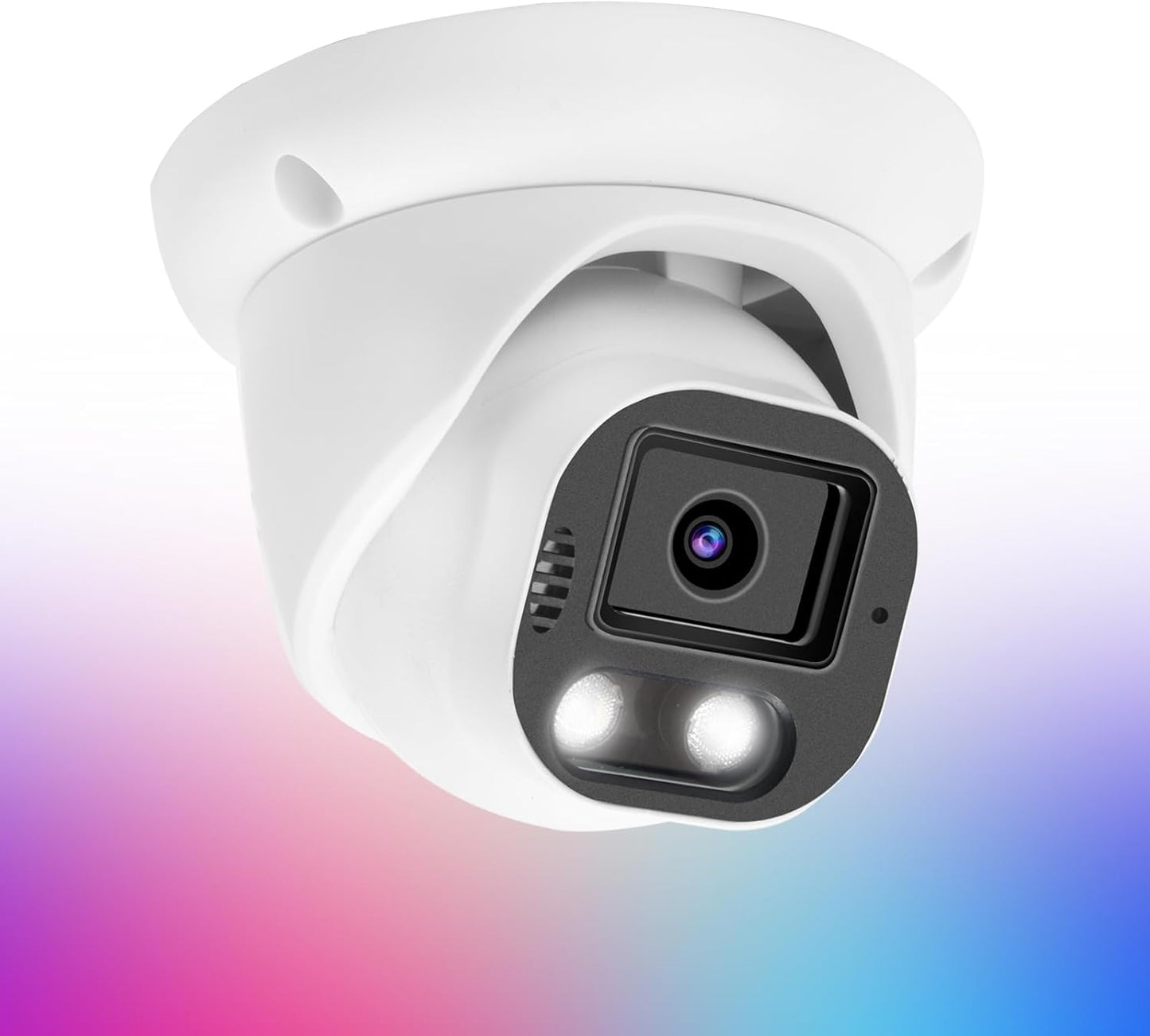 5MP PoE IP Color Night Vision Camera with Smart Dual Light
