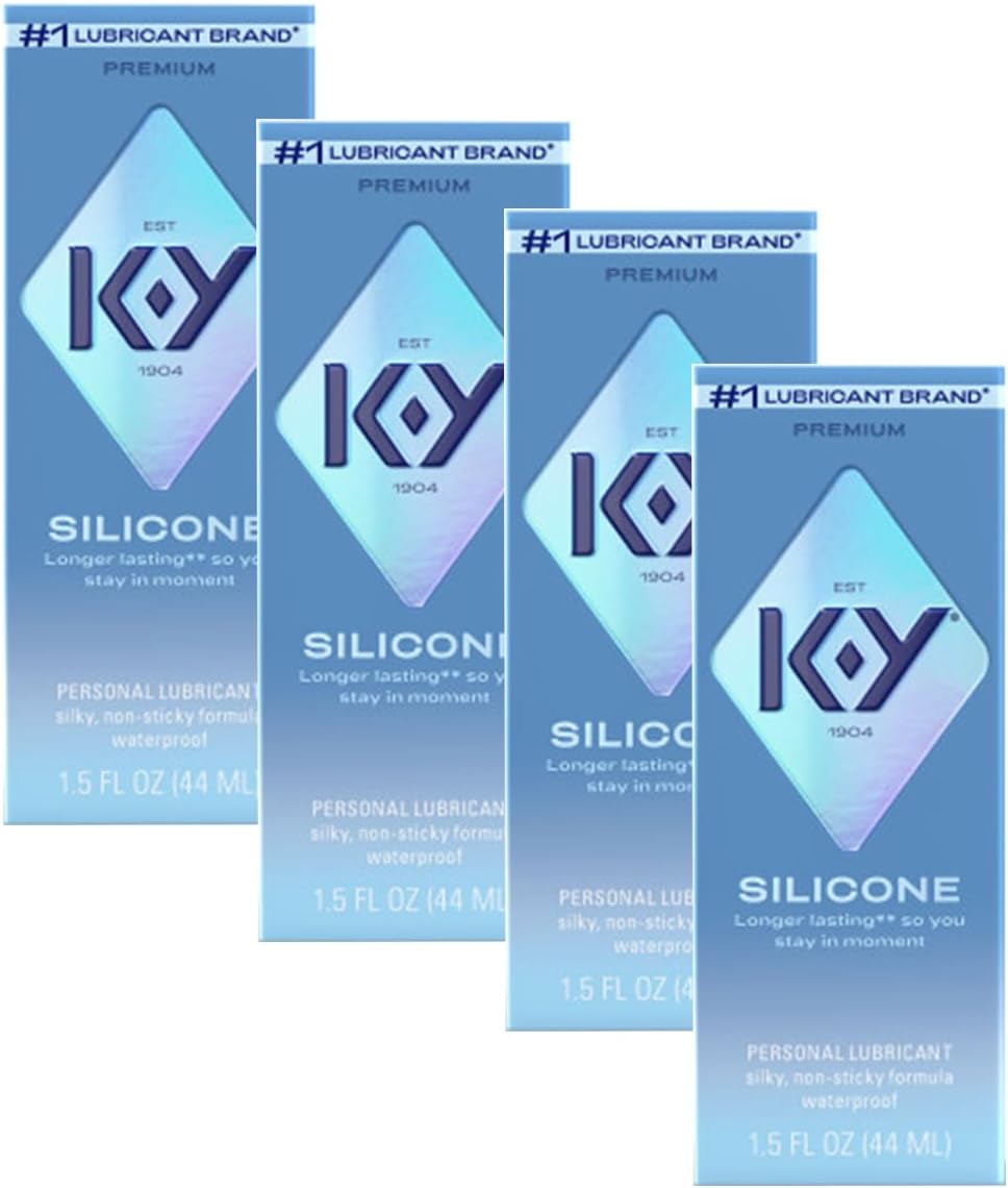 K-Y Silicone Lube for Couples - Premium Long-Lasting Lubricant