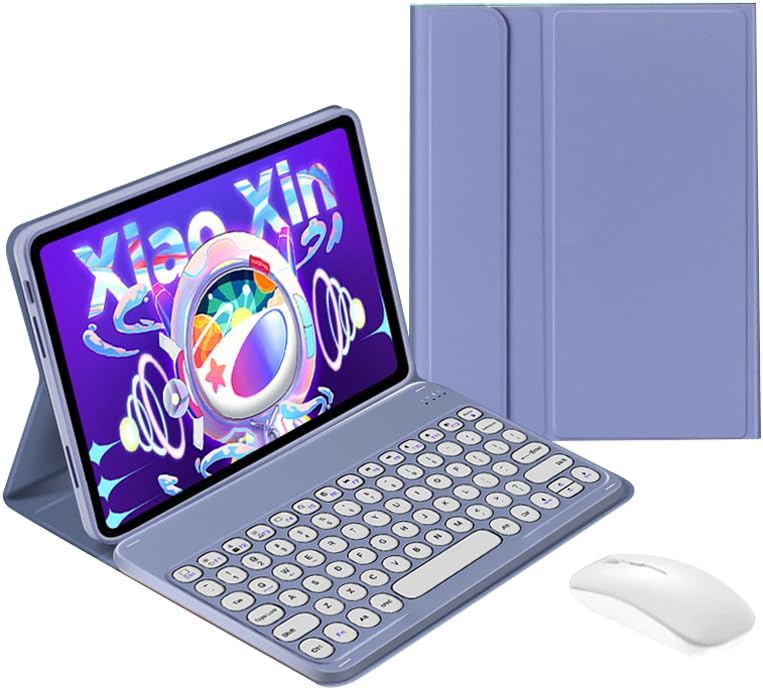 Keyboard Case with Mouse for Lenovo Tab P11 Pro 11.5 in Purple