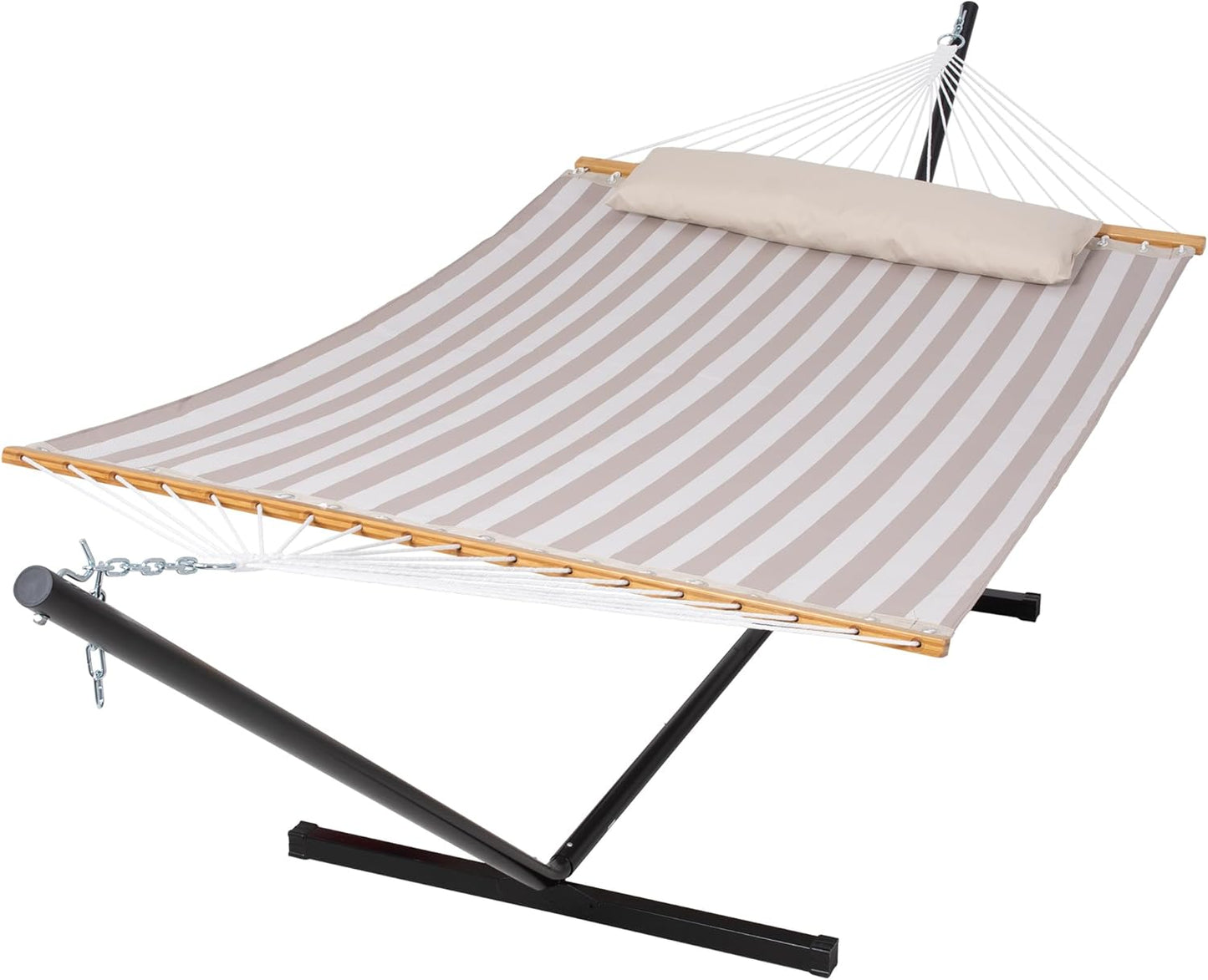 SUNCREAT Double Hammock with Stand for Ultimate Relaxation