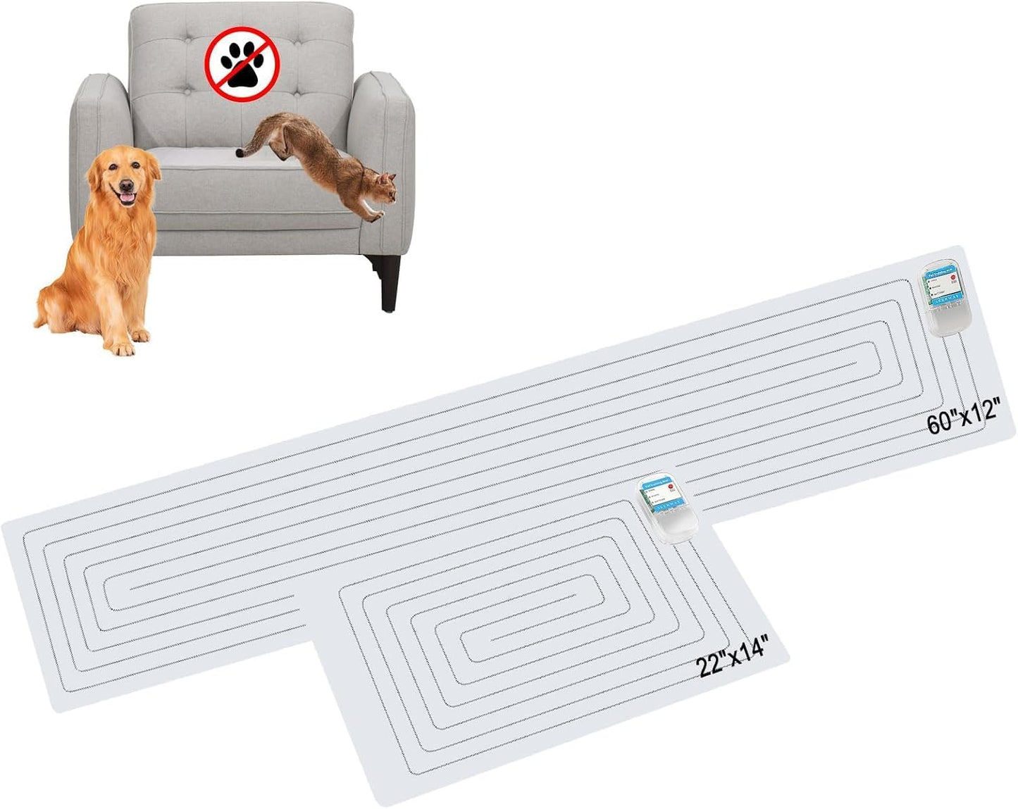 SEERWAY Scat Pet Shock Mat for Dogs and Cats Training Indoors