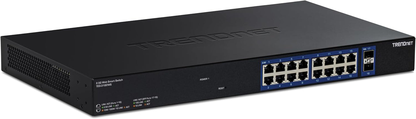 TRENDnet 18-Port Multi-Gig Web Smart Switch for Fast Networking