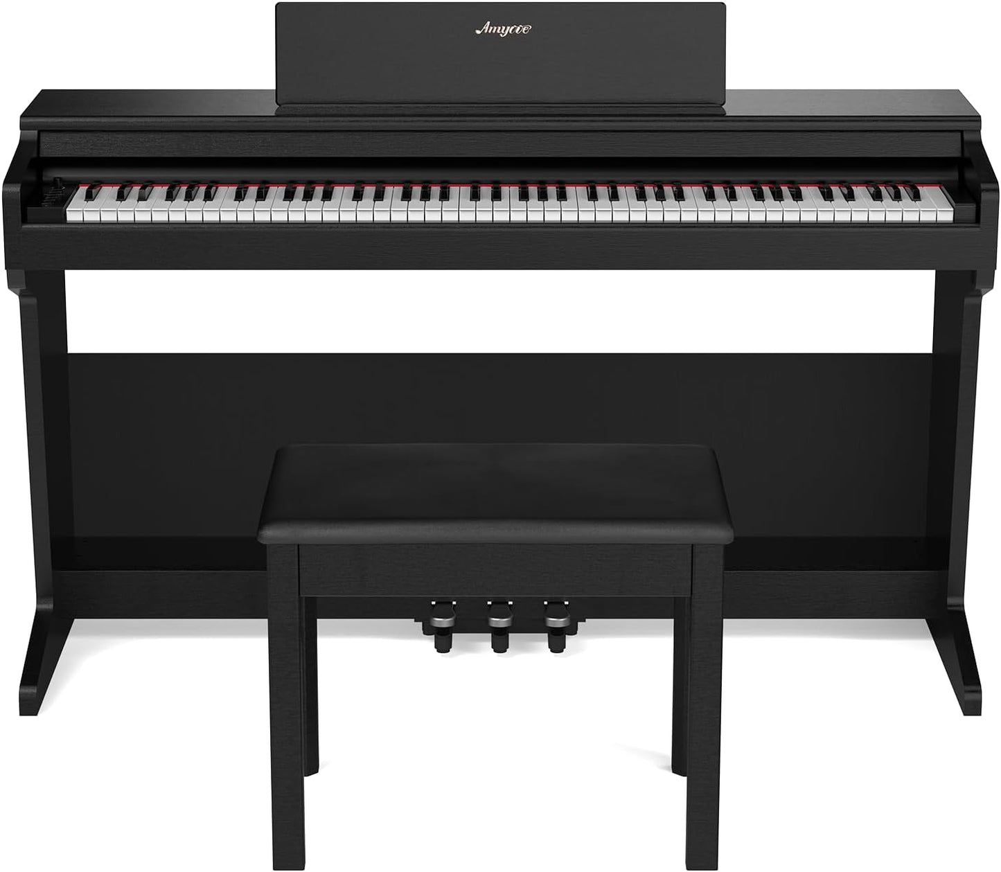 88 Key Upright Weighted Electric Piano for Realistic Playing