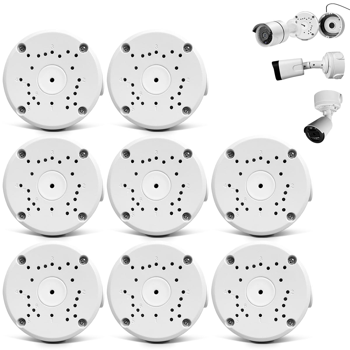 OOSSXX Waterproof Junction Box for Bullet Security Cameras