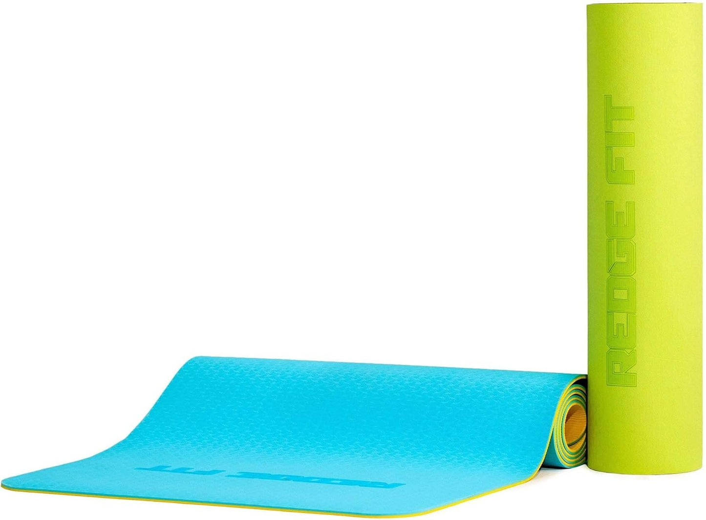 Redge Fit Eco-Friendly Workout Mat - Double Sided, Premium TPE