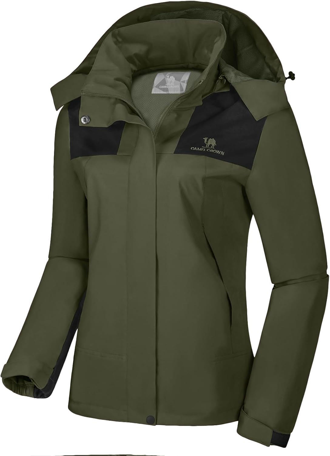 CAMELSPORTS Women's Rain Jacket Waterproof Windbreaker for Hiking