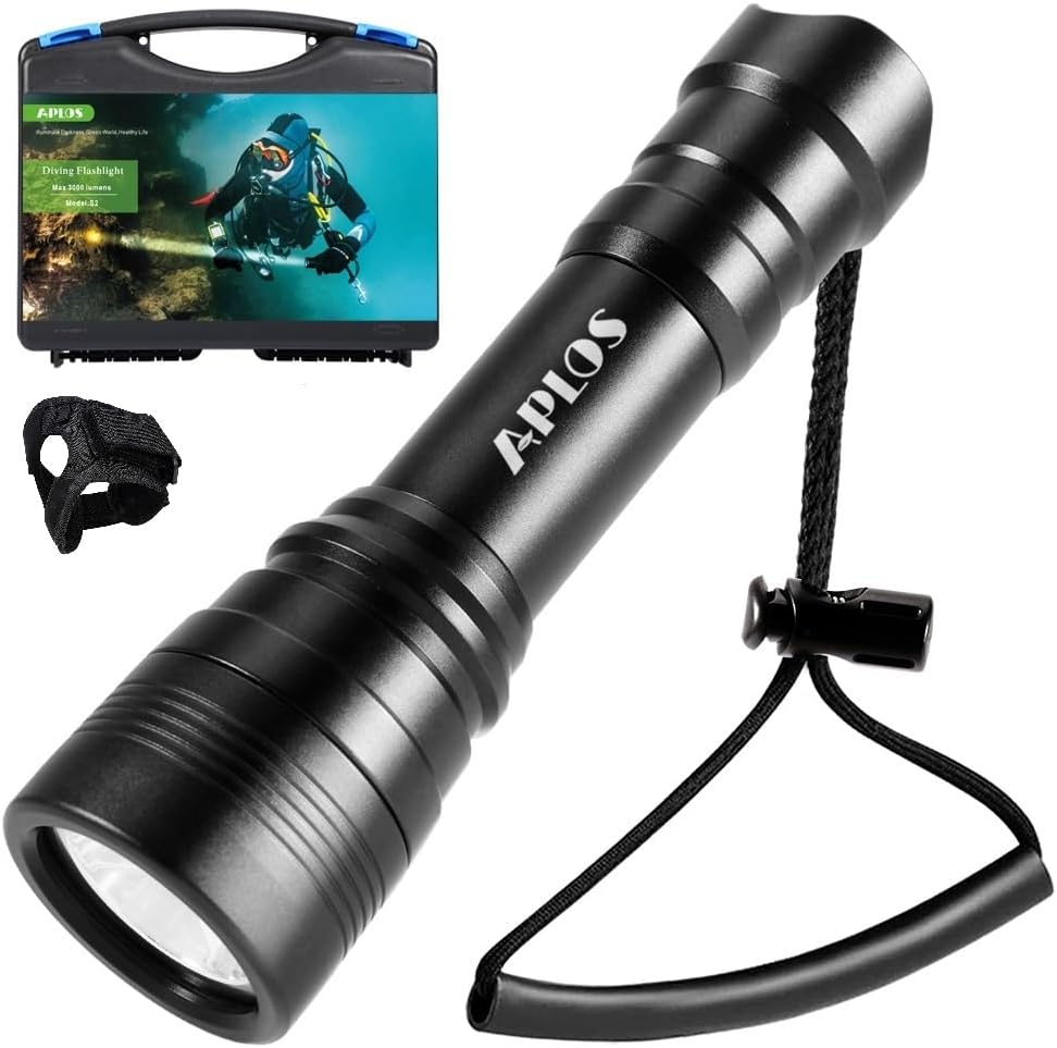 APLOS S2 3000 Lumen Dive Light - Illuminate Your Dive