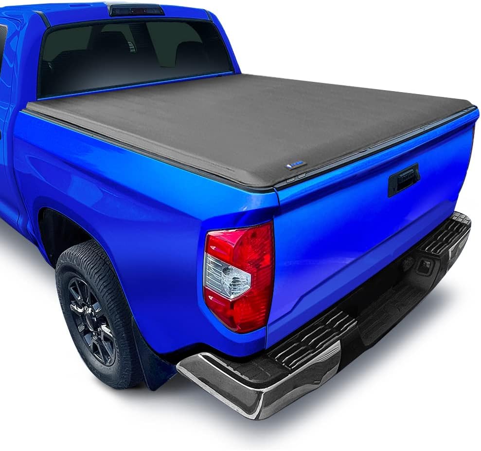 Tyger Auto T1 Soft Roll-up Truck Bed Tonneau Cover for Tundra