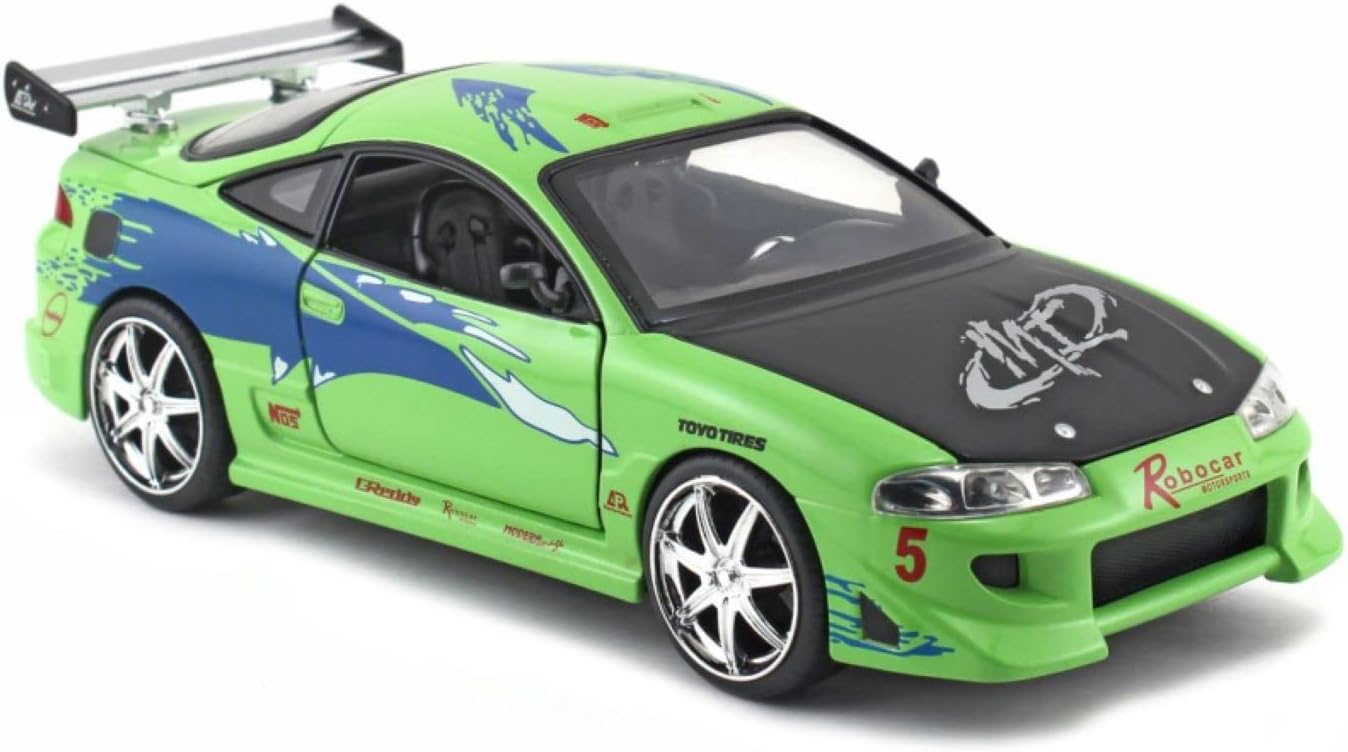 Jada Toys 1:24 Brian's Mitsubishi Eclipse - Fast & Furious Die-cast Car