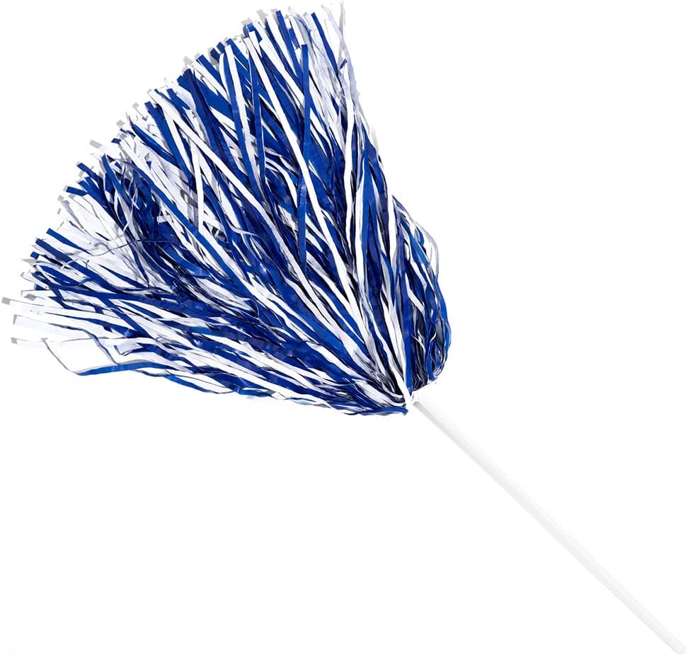 Premium Two-Color Cheerleader Pom Poms for School Spirit Fun