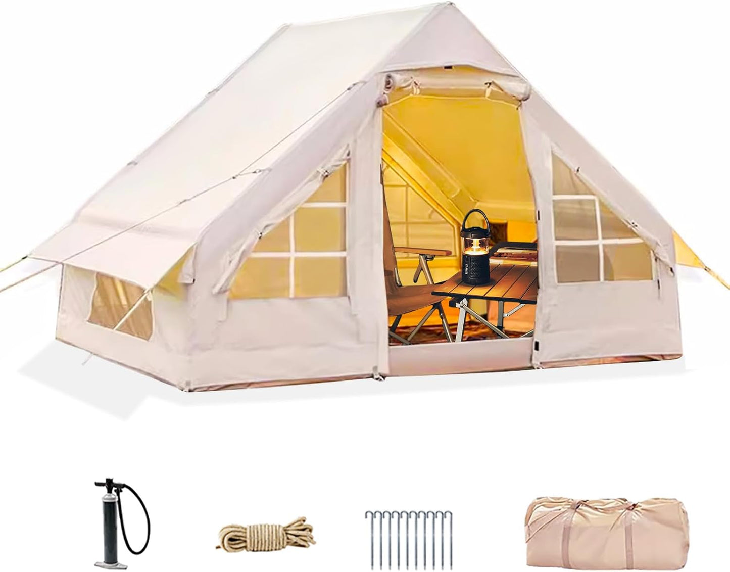 Spacious 4-6 Person Inflatable Tent