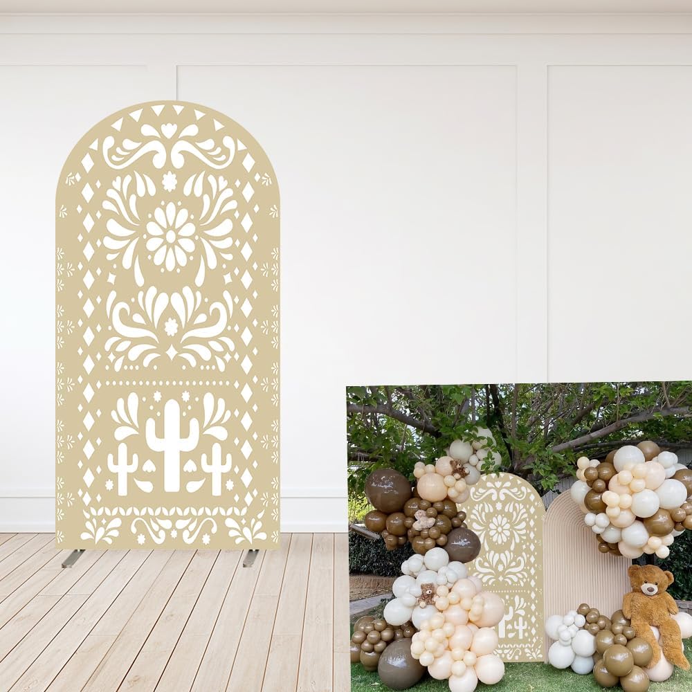 Mexican Arch Backdrop Cover for Baby Showers and Weddings