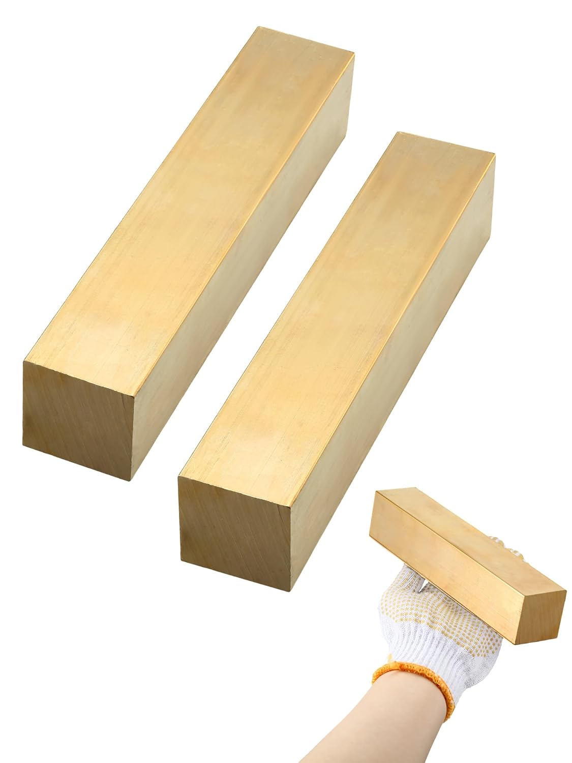 Pelopy Brass Flat Bar Stock for Knife Making and DIY Crafts