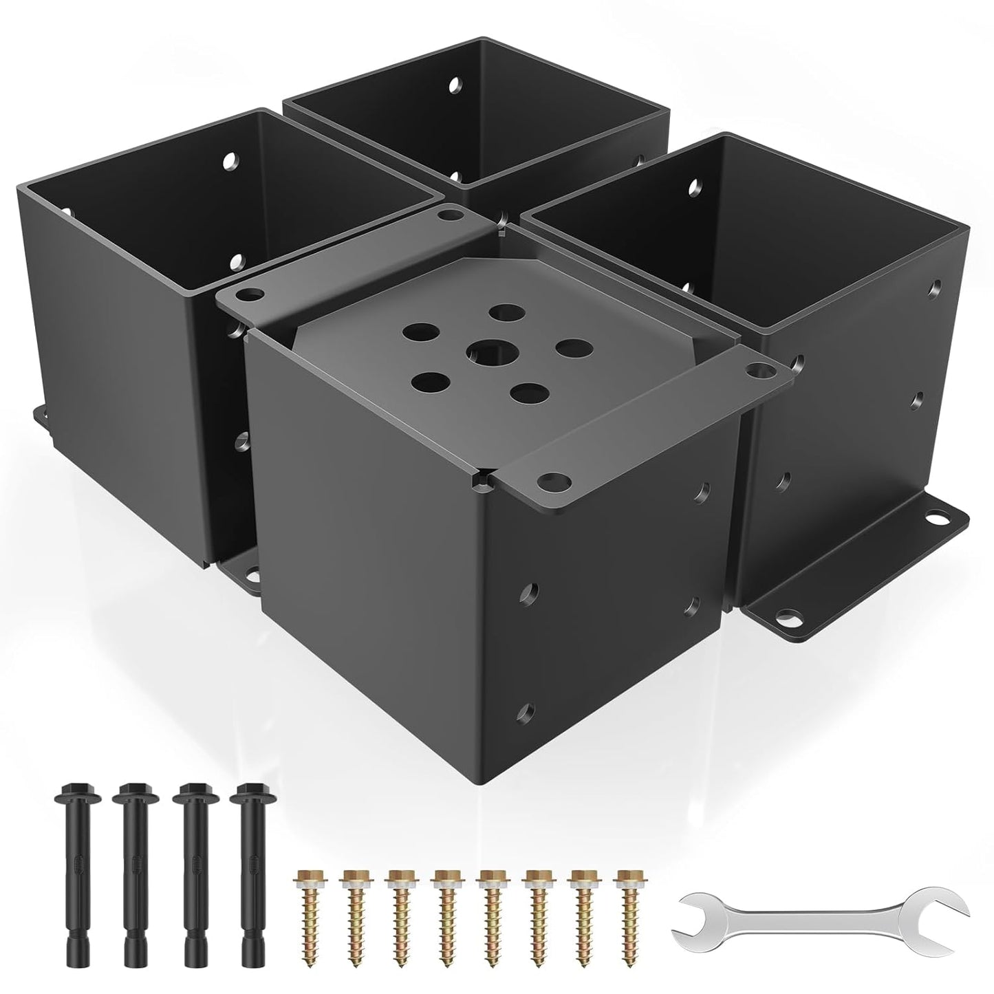 6x6 Post Base Heavy Duty Anchor for Decks and Pergolas