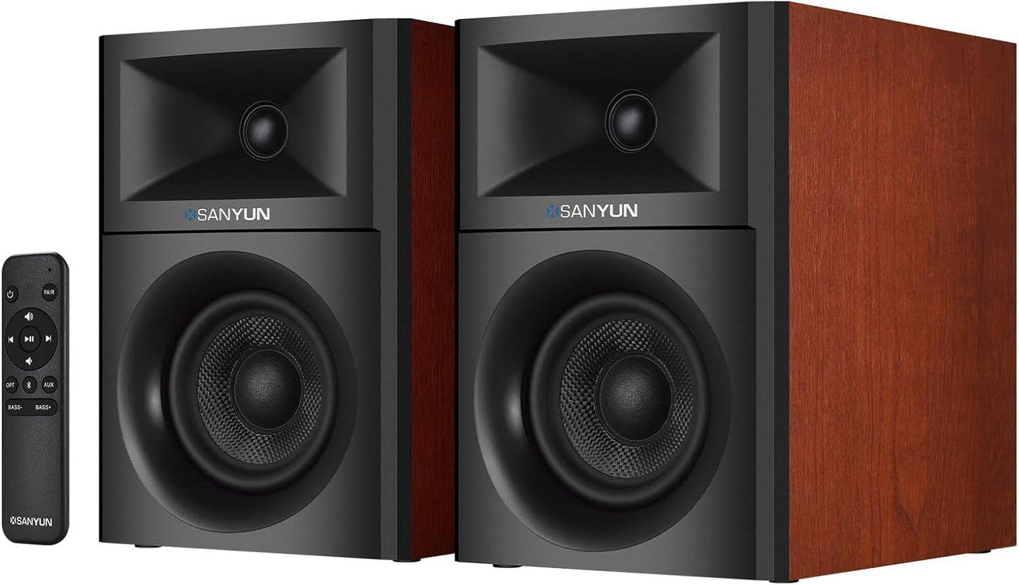 SW205 4in Bookshelf Speakers for Immersive HiFi Audio Experience
