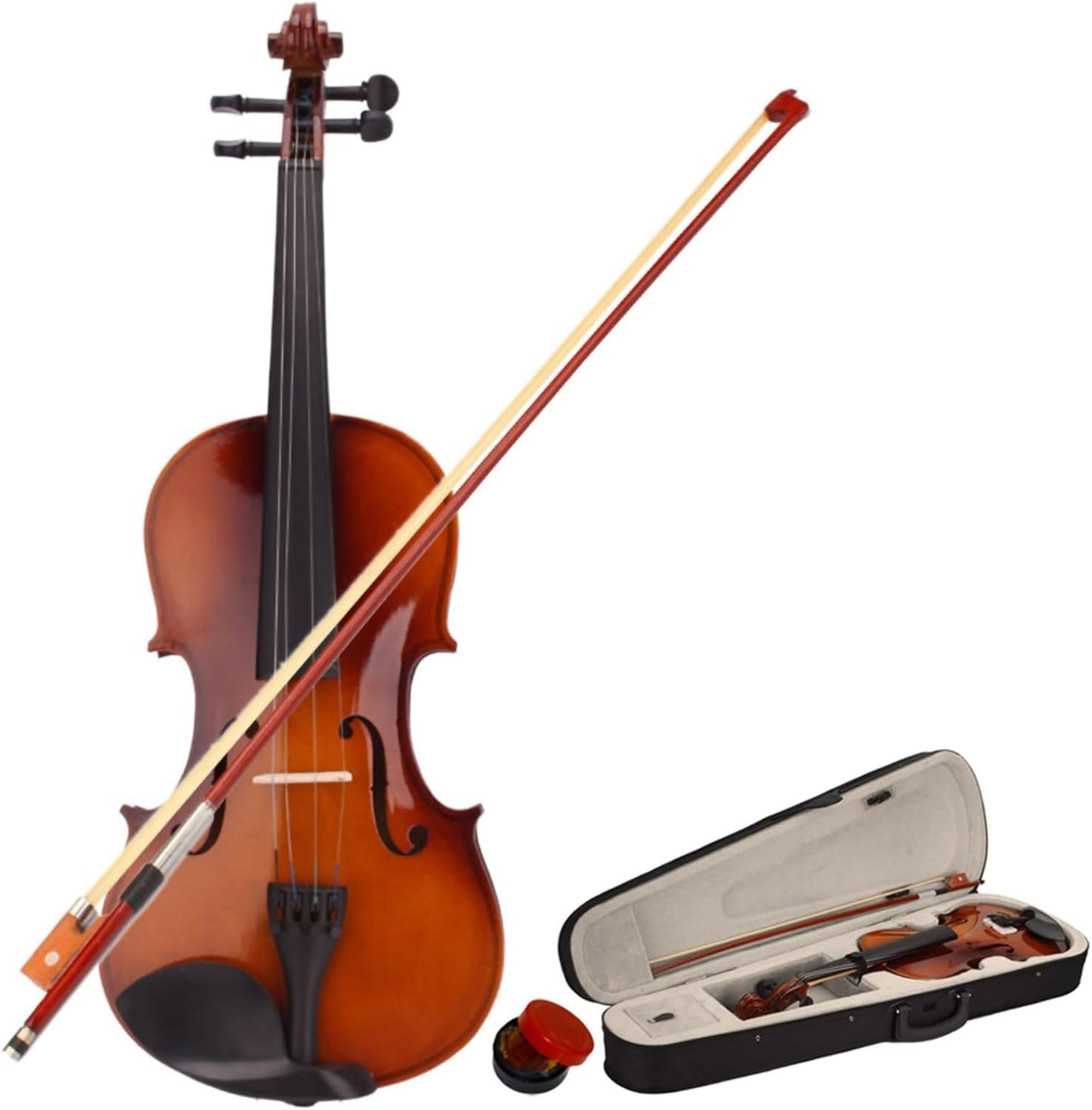 4/4 Beginner Violin for Adults with Complete Accessories Kit