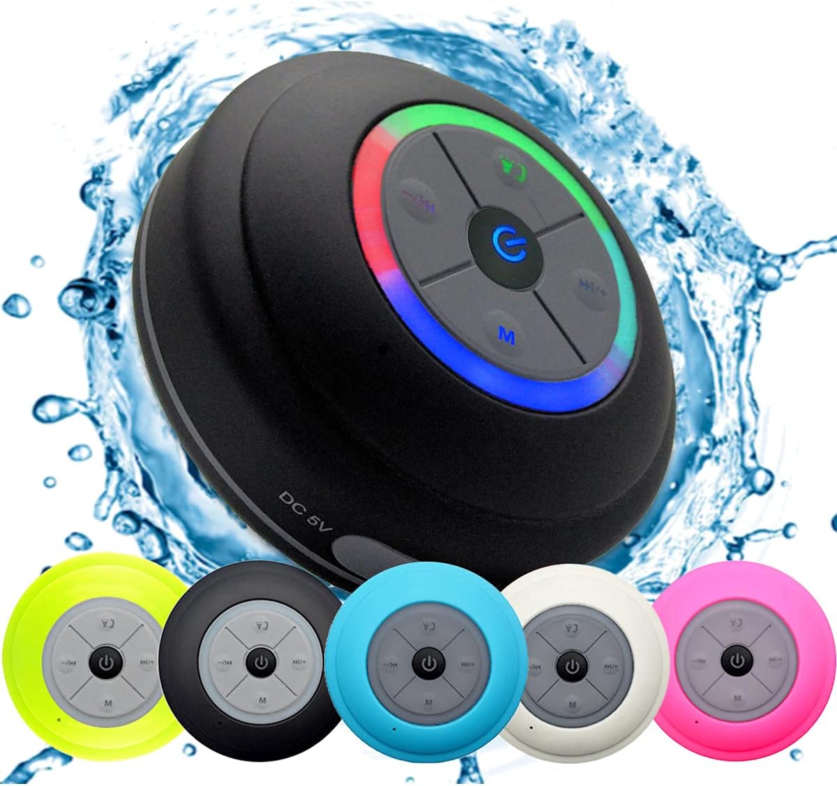 Powerful Suction Cup Bluetooth Shower Speaker