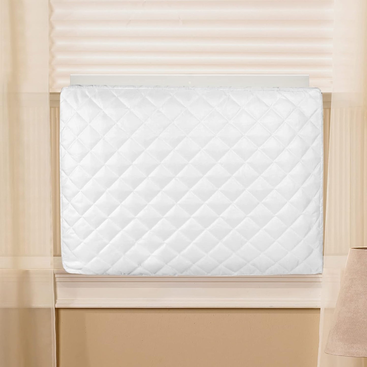 Air Jade Quilted Indoor AC Cover - Double Insulation, Large 28x20x3.5